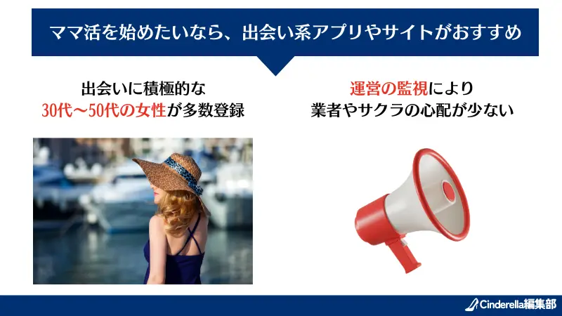ママ活を始めたいなら、出会い系アプリ・サイトがおすすめ