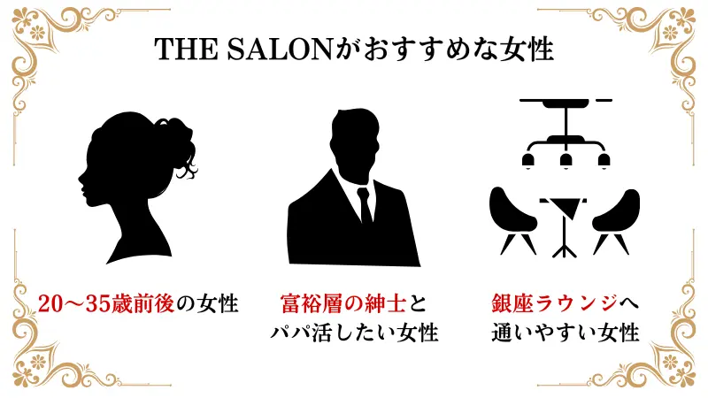 THE SALON(ザ・サロン)がおすすめな女性の特徴
