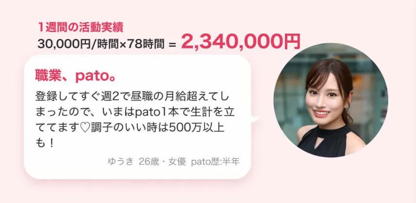 patoの会員女性