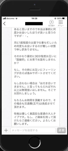 ワクワクメール パパ活 やり取り
