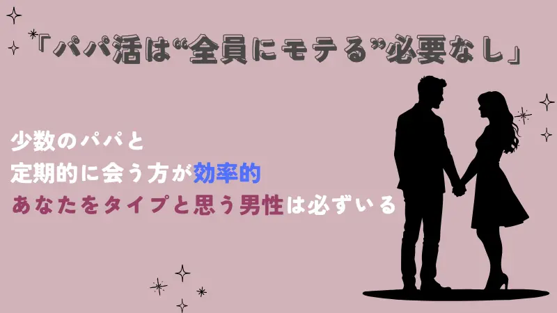 ブスで可愛くなくてもパパ活できる理由
