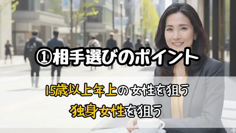 ママ活アプリで稼ぐためのコツ①相手選びのポイント